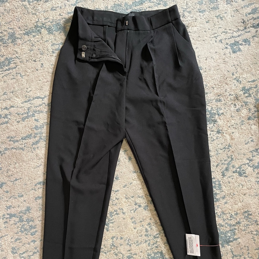 ASOS. Black high-rise dress/ work pant size 4